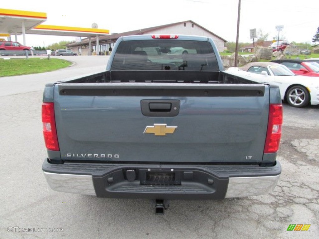 2007 Silverado 1500 LT Z71 Extended Cab 4x4 - Blue Granite Metallic / Light Titanium/Ebony Black photo #5