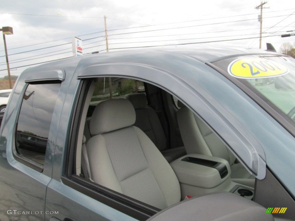 2007 Silverado 1500 LT Z71 Extended Cab 4x4 - Blue Granite Metallic / Light Titanium/Ebony Black photo #9