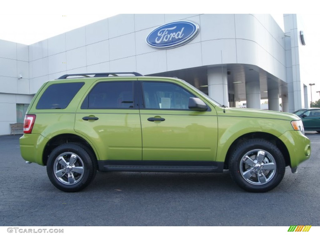 Lime Squeeze Metallic Ford Escape