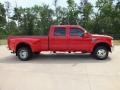 2010 Vermillion Red Ford F350 Super Duty Lariat Crew Cab 4x4 Dually  photo #2
