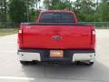 2010 Vermillion Red Ford F350 Super Duty Lariat Crew Cab 4x4 Dually  photo #6