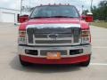 2010 Vermillion Red Ford F350 Super Duty Lariat Crew Cab 4x4 Dually  photo #10