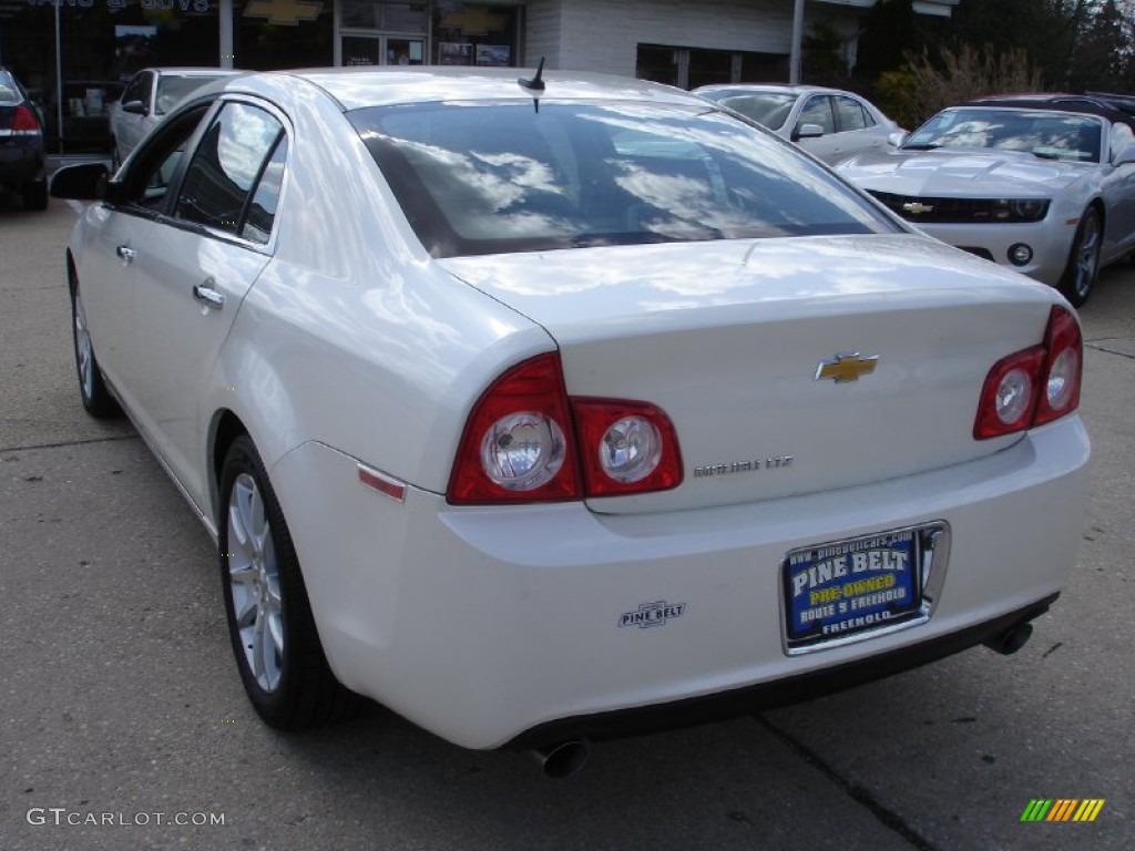 2011 Malibu LTZ - Summit White / Ebony photo #6