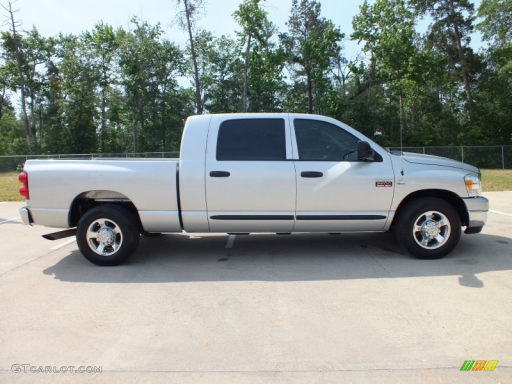 2009 Ram 3500 SLT Mega Cab - Bright Silver Metallic / Medium Slate Gray photo #2