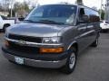 2012 Graystone Metallic Chevrolet Express LS 3500 Passenger Van  photo #1