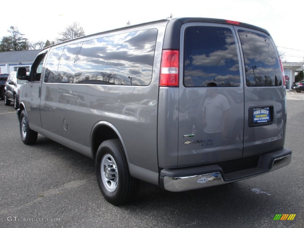 2012 Express LS 3500 Passenger Van - Graystone Metallic / Medium Pewter photo #6