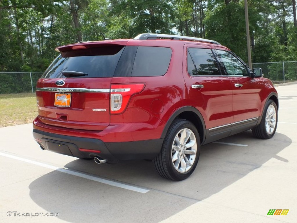 2013 Explorer XLT - Ruby Red Metallic / Medium Light Stone photo #5