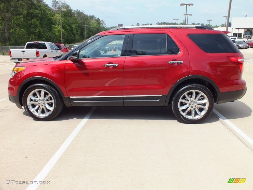 Ruby Red Metallic 2013 Ford Explorer XLT Exterior Photo #63600925