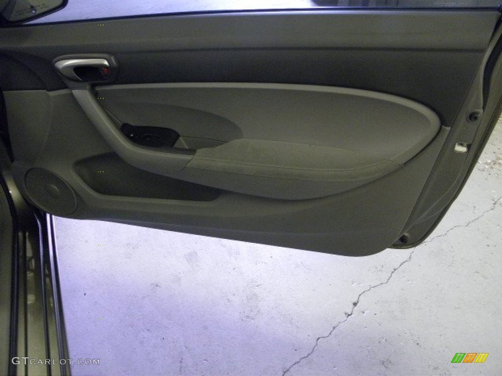 2006 Civic LX Coupe - Sparkle Gray Pearl / Gray photo #11