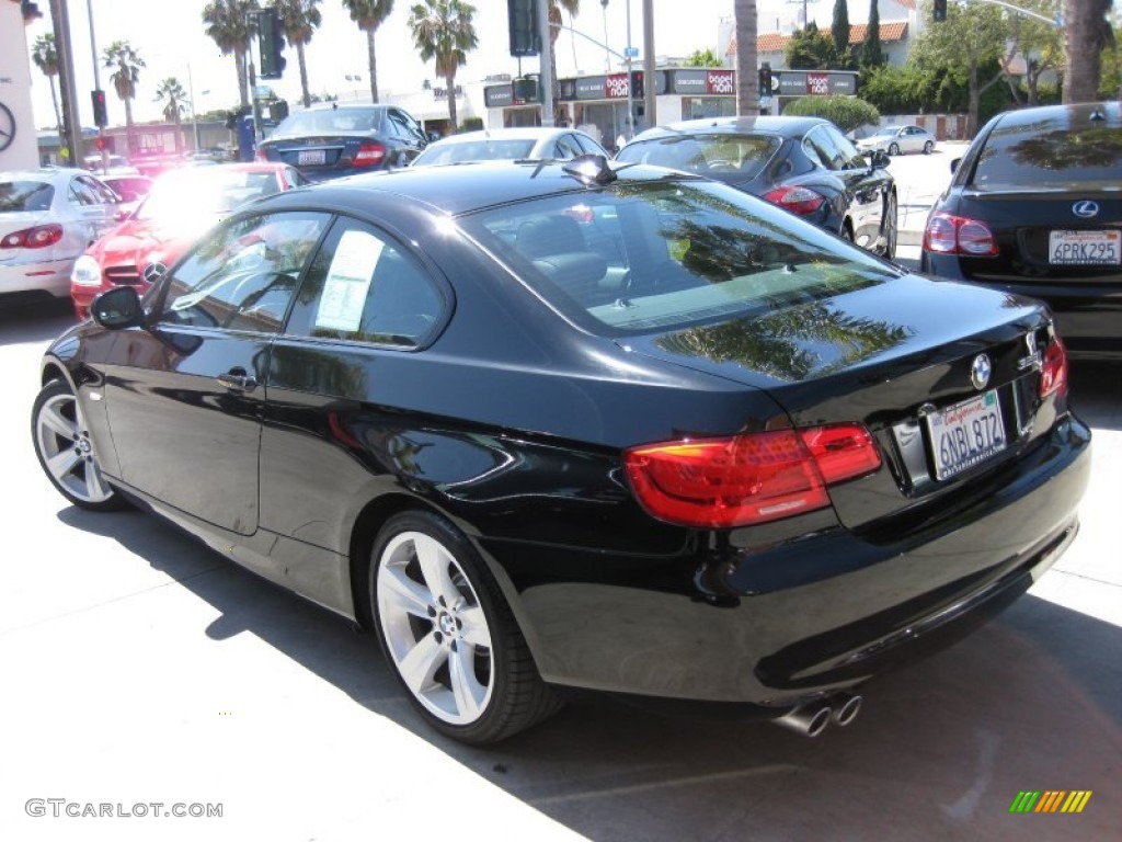 2006 3 Series 325i Sedan - Black Sapphire Metallic / Black photo #4