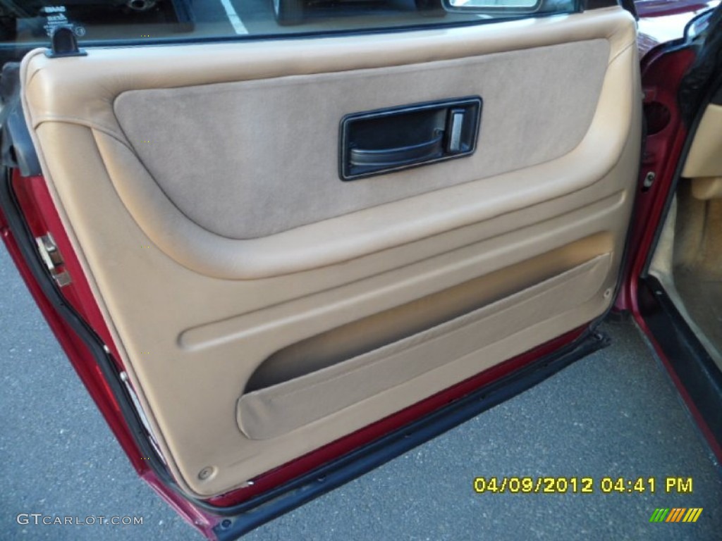 1993 900 S Convertible - Ruby Red Pearl Metallic / Beige photo #6