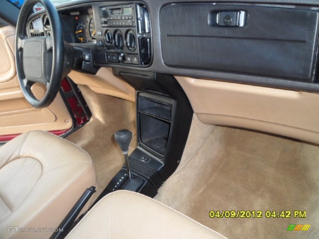 1993 900 S Convertible - Ruby Red Pearl Metallic / Beige photo #9