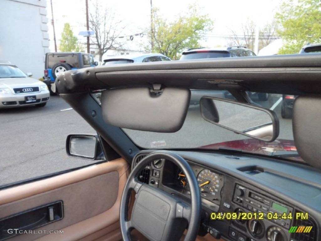 1993 900 S Convertible - Ruby Red Pearl Metallic / Beige photo #16