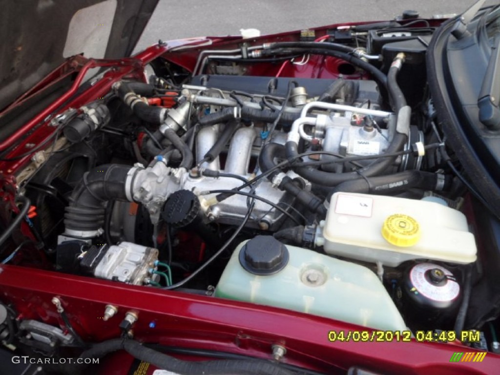 1993 900 S Convertible - Ruby Red Pearl Metallic / Beige photo #24