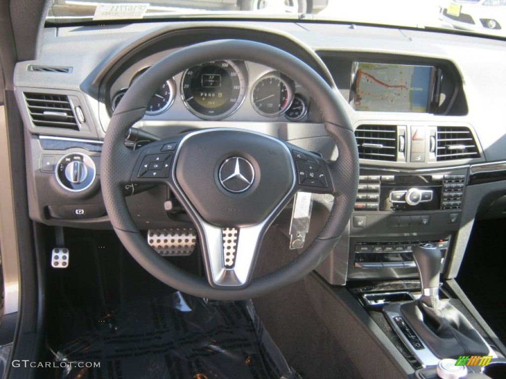 2012 Mercedes-Benz E 350 Coupe Natural Beige/Black Dashboard Photo #63602701