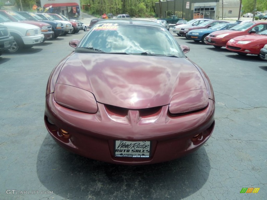 2001 Firebird Coupe - Maple Red Metallic / Ebony photo #2