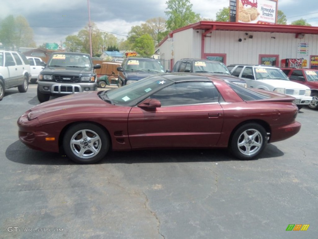 2001 Firebird Coupe - Maple Red Metallic / Ebony photo #4