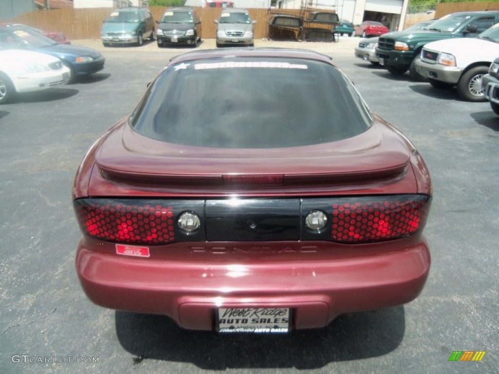 2001 Firebird Coupe - Maple Red Metallic / Ebony photo #7