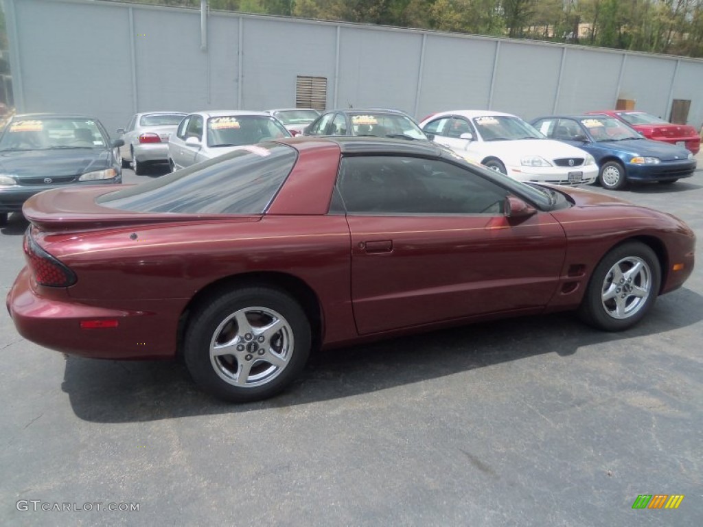 2001 Firebird Coupe - Maple Red Metallic / Ebony photo #9