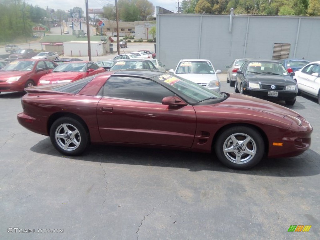 2001 Firebird Coupe - Maple Red Metallic / Ebony photo #10
