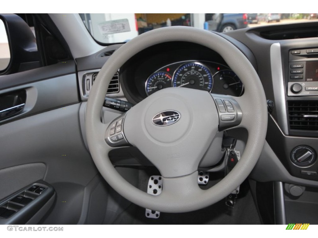 2010 Subaru Forester 2.5 XT Premium Platinum Steering Wheel Photo #63603817