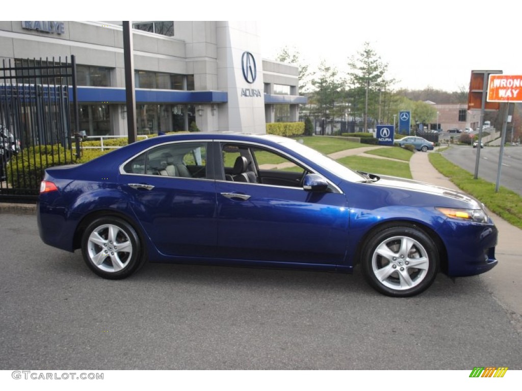 2010 TSX Sedan - Vortex Blue Pearl / Ebony photo #3