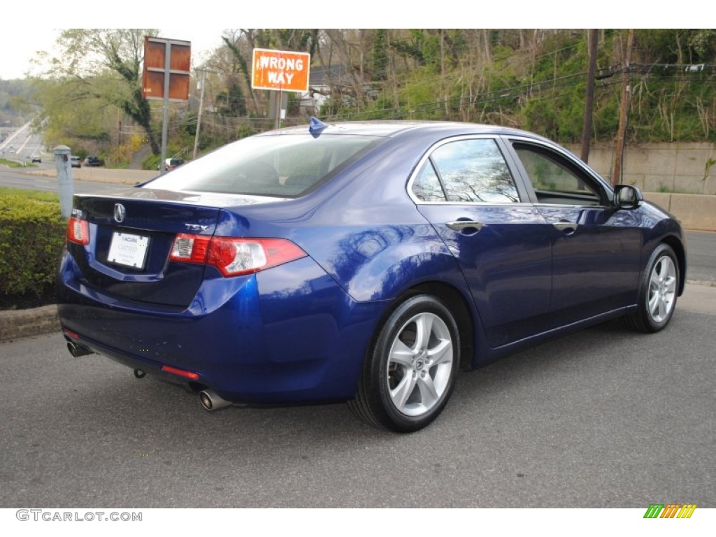 2010 TSX Sedan - Vortex Blue Pearl / Ebony photo #4