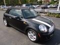 2011 Absolute Black Mini Cooper Convertible  photo #8