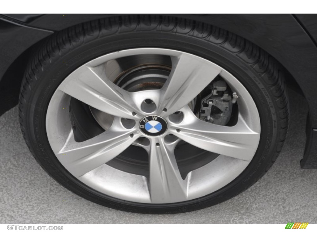 2009 3 Series 335i Sedan - Black Sapphire Metallic / Black photo #8