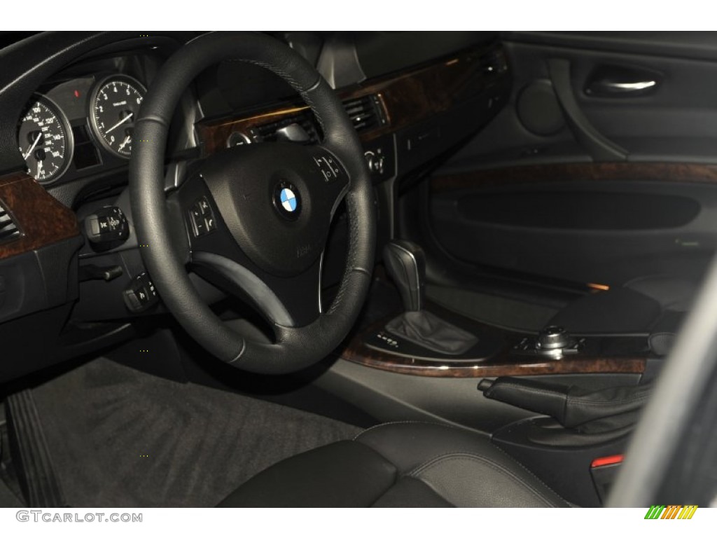 2009 3 Series 335i Sedan - Black Sapphire Metallic / Black photo #12