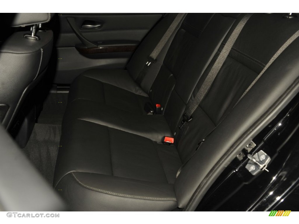 2009 3 Series 335i Sedan - Black Sapphire Metallic / Black photo #36