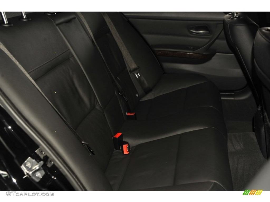 2009 3 Series 335i Sedan - Black Sapphire Metallic / Black photo #43