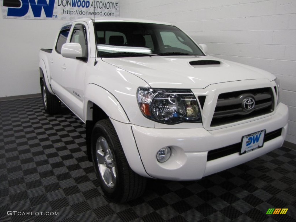 Super White Toyota Tacoma