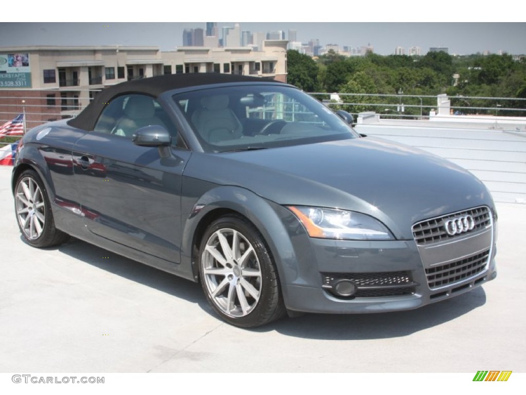 Meteor Grey Pearl Effect 2009 Audi TT 2.0T quattro Roadster Exterior Photo #63606832