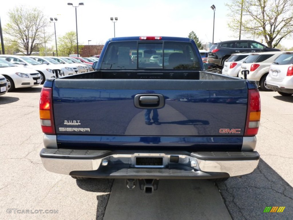 2000 Sierra 1500 SLE Regular Cab 4x4 - Indigo Blue Metallic / Pewter photo #5