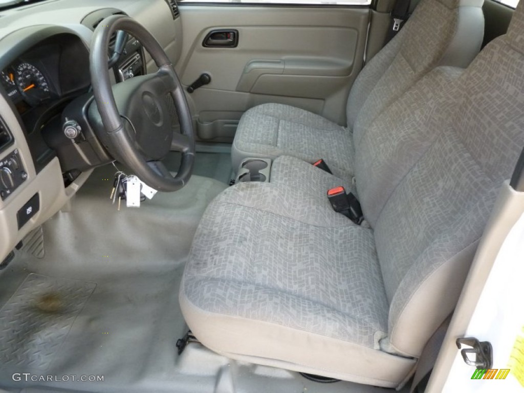 Medium Dark Pewter Interior 2005 Chevrolet Colorado Regular Cab Chassis Photo #63607748
