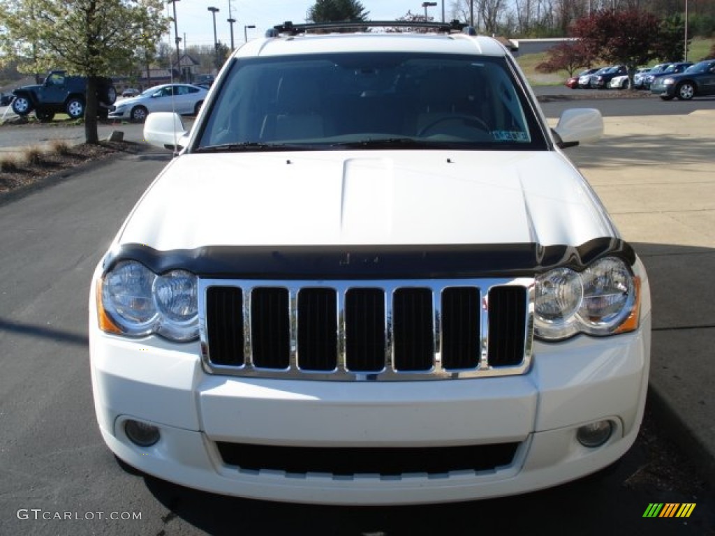 2008 Grand Cherokee Limited 4x4 - Stone White / Dark Khaki/Light Graystone photo #3