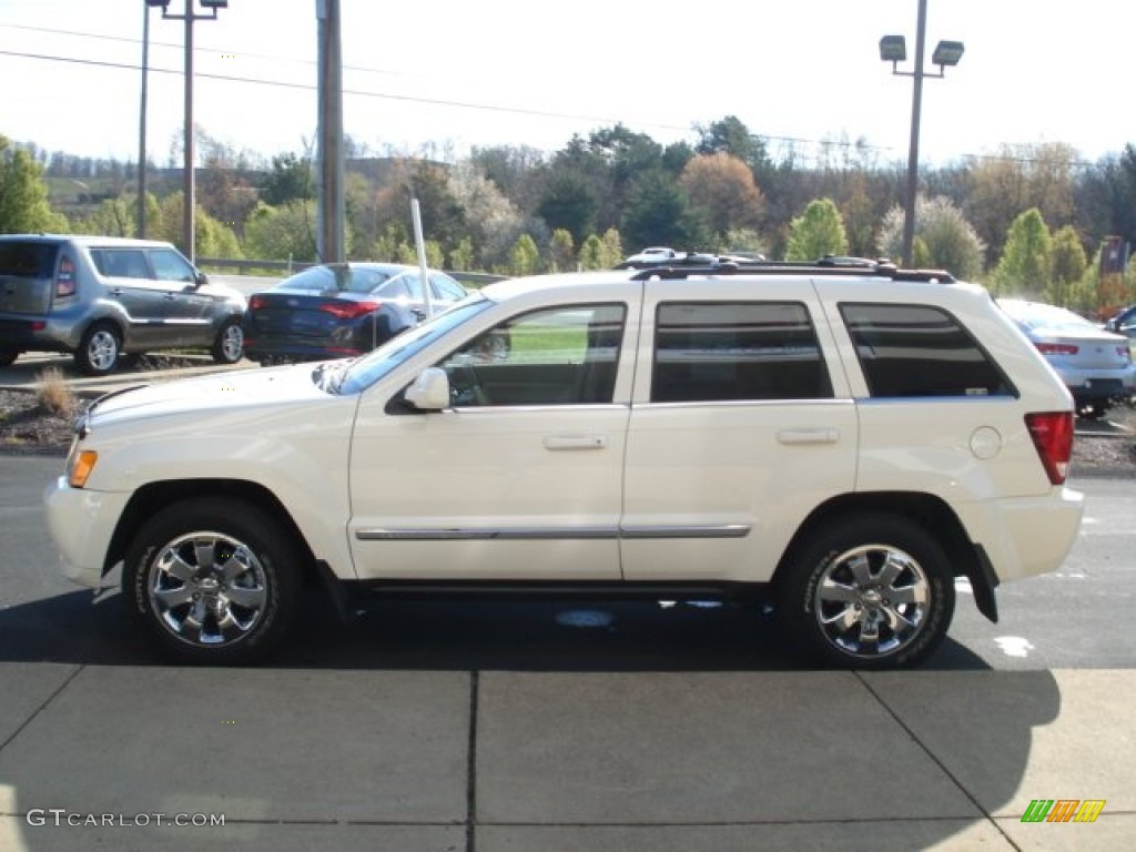 2008 Grand Cherokee Limited 4x4 - Stone White / Dark Khaki/Light Graystone photo #5