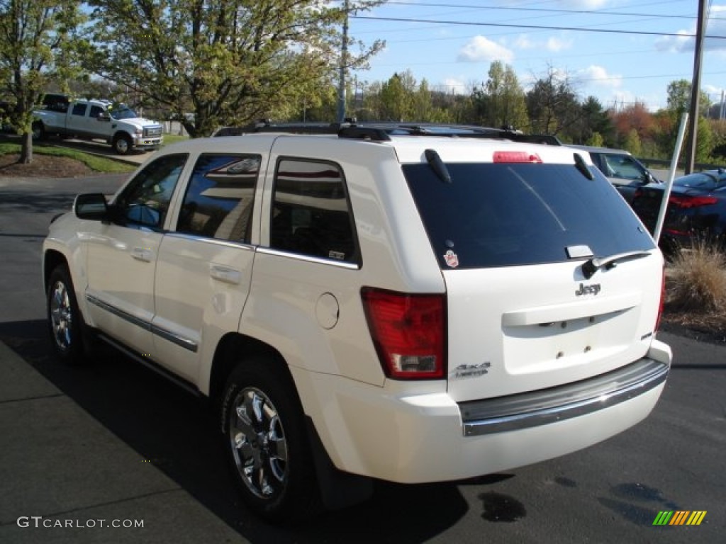 2008 Grand Cherokee Limited 4x4 - Stone White / Dark Khaki/Light Graystone photo #6