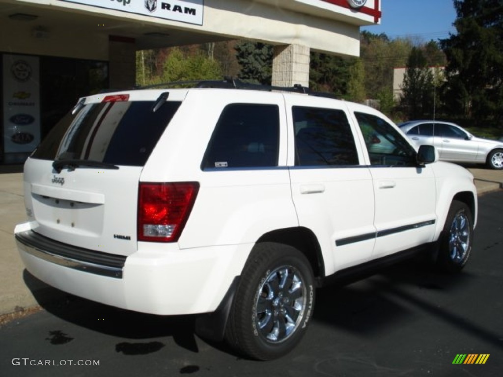 2008 Grand Cherokee Limited 4x4 - Stone White / Dark Khaki/Light Graystone photo #8