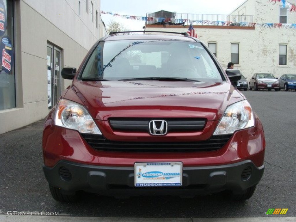 2009 CR-V LX 4WD - Tango Red Pearl / Gray photo #2