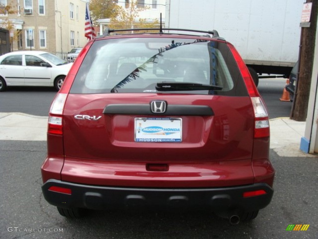2009 CR-V LX 4WD - Tango Red Pearl / Gray photo #5