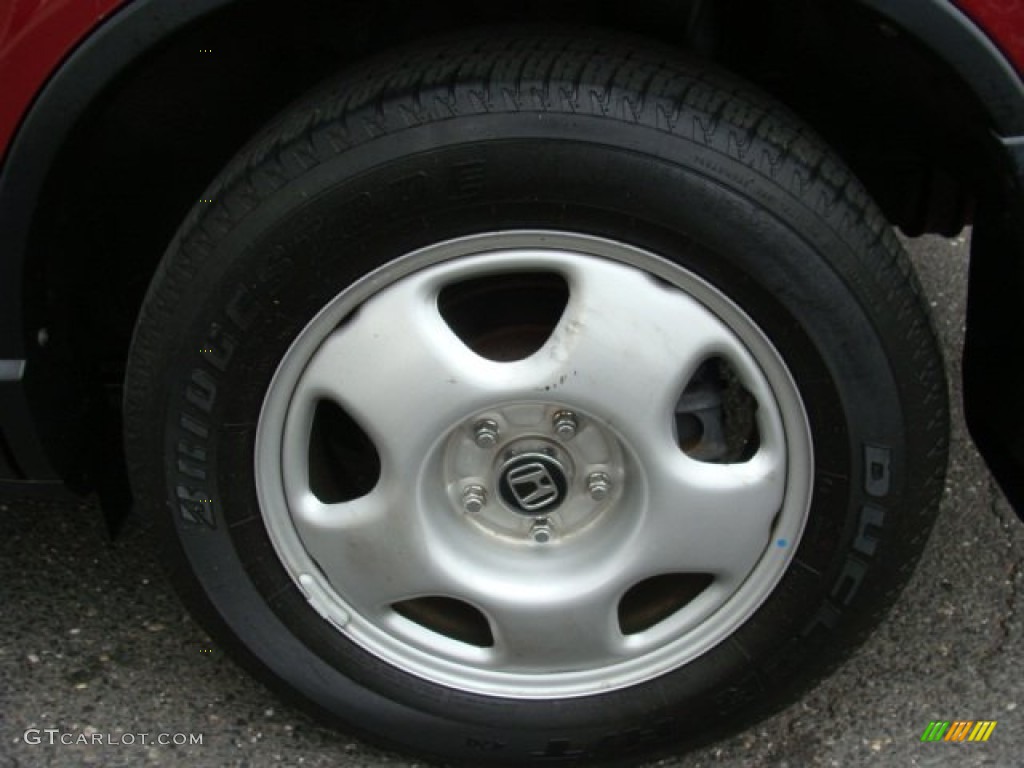 2009 CR-V LX 4WD - Tango Red Pearl / Gray photo #15