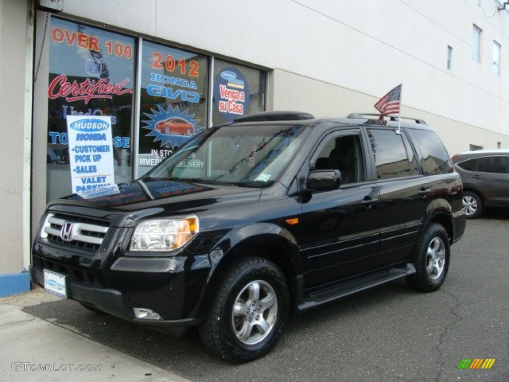 2008 Pilot EX-L 4WD - Formal Black / Gray photo #1