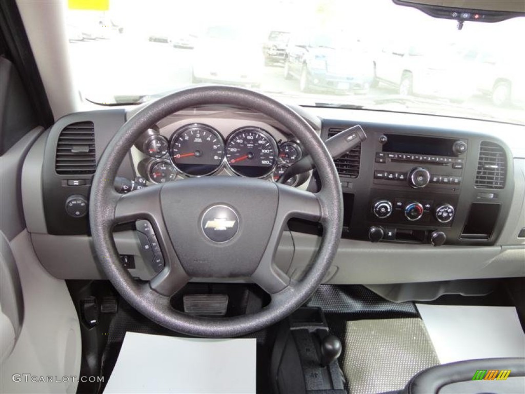2009 Chevrolet Silverado 2500HD LS Crew Cab 4x4 Dark Titanium Dashboard Photo #63610675