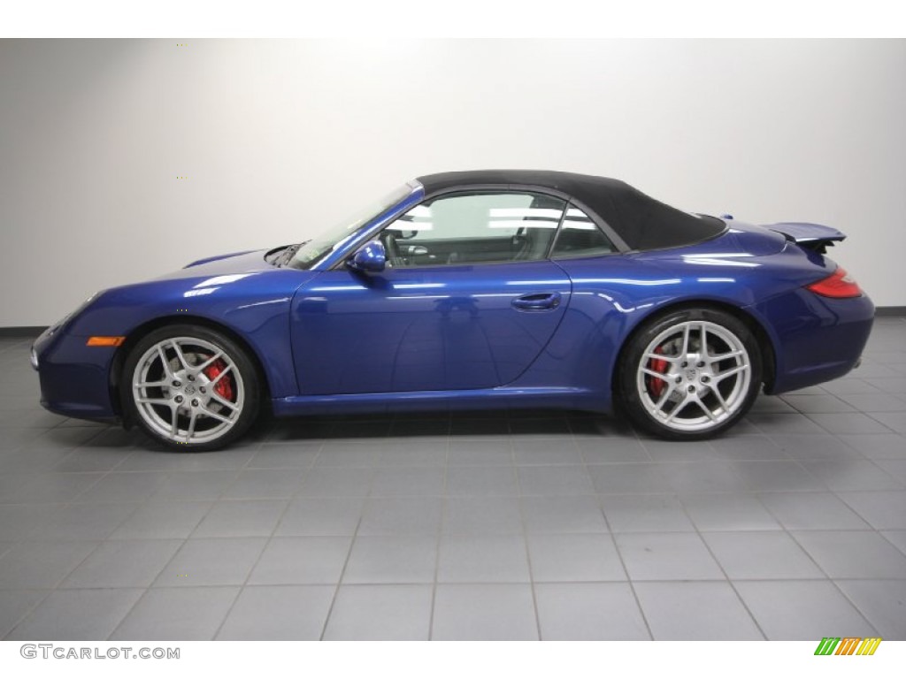 Aqua Blue Metallic 2009 Porsche 911 Carrera S Cabriolet Exterior Photo #63610806