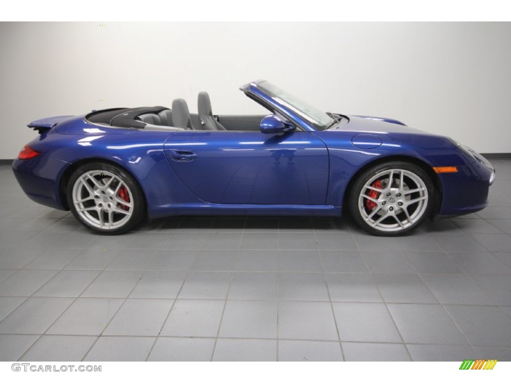 Aqua Blue Metallic 2009 Porsche 911 Carrera S Cabriolet Exterior Photo #63610846