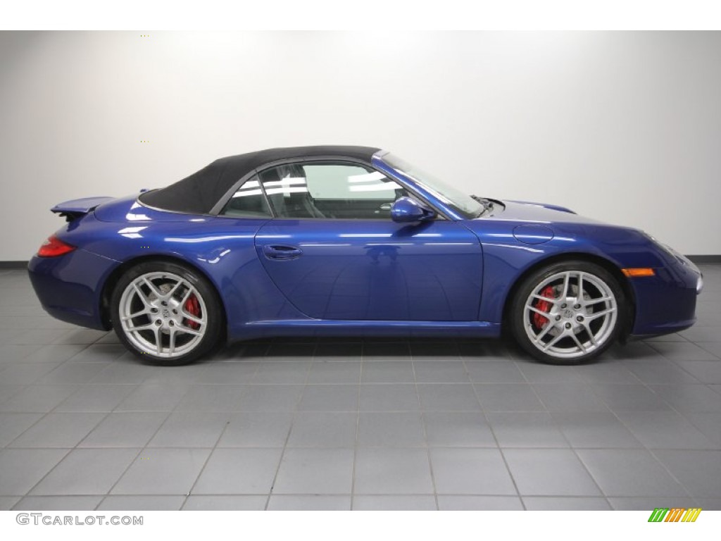 Aqua Blue Metallic 2009 Porsche 911 Carrera S Cabriolet Exterior Photo #63610855