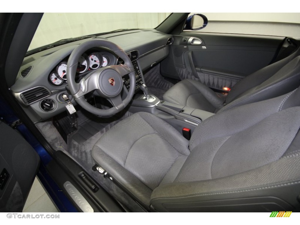 Stone Grey Interior 2009 Porsche 911 Carrera S Cabriolet Photo #63610900