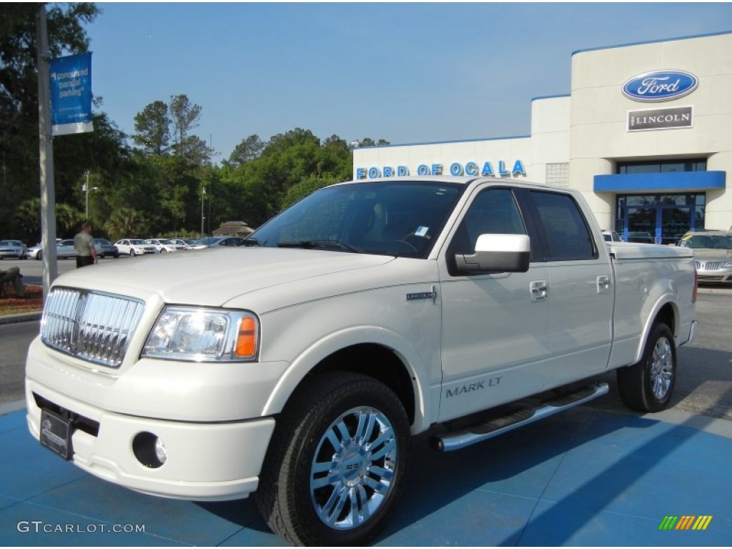 2007 Mark LT SuperCrew 4x4 - White Chocolate Tri Coat / Ebony/Dove Grey photo #1
